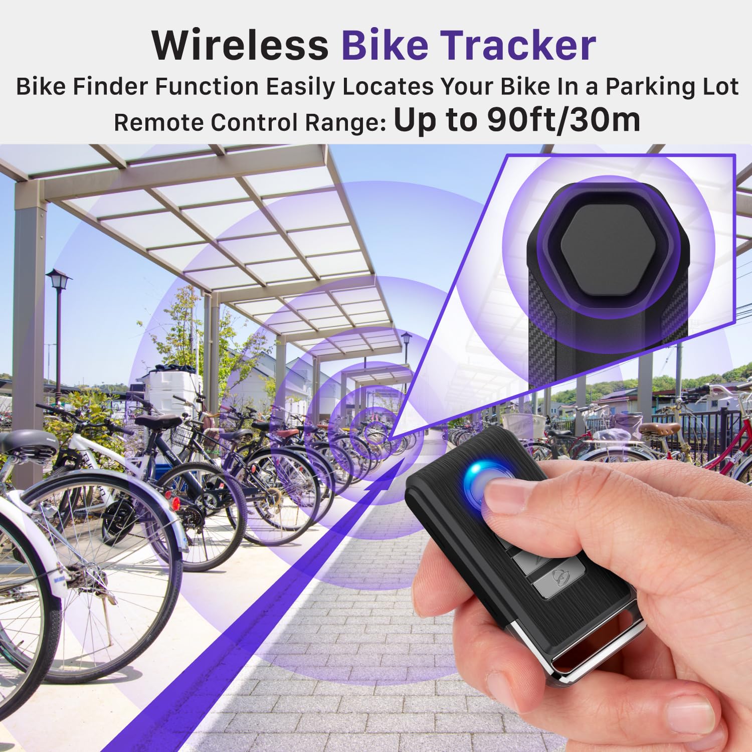 Fosmon alarm for luggage, fences, trailers and more