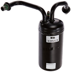 Four Seasons 33513 accumulator side view highlighting tubing connections and installation form