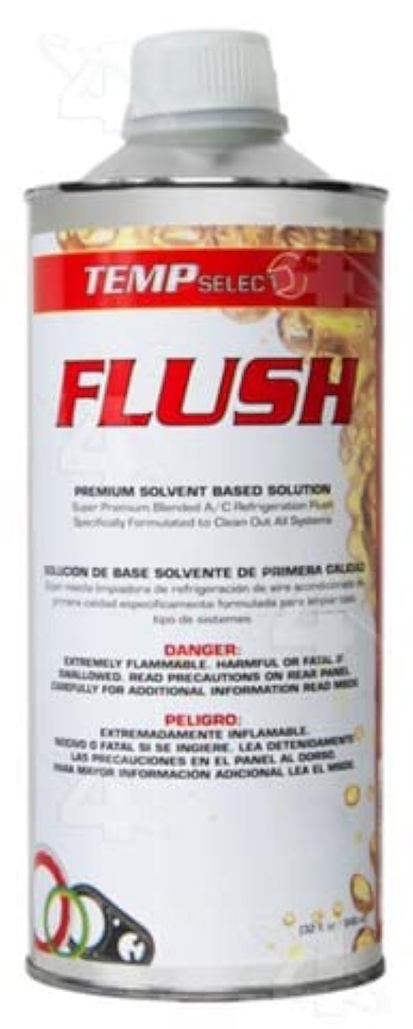 Four Seasons Super Flush Solvent 32oz bottle with clear, readable label.