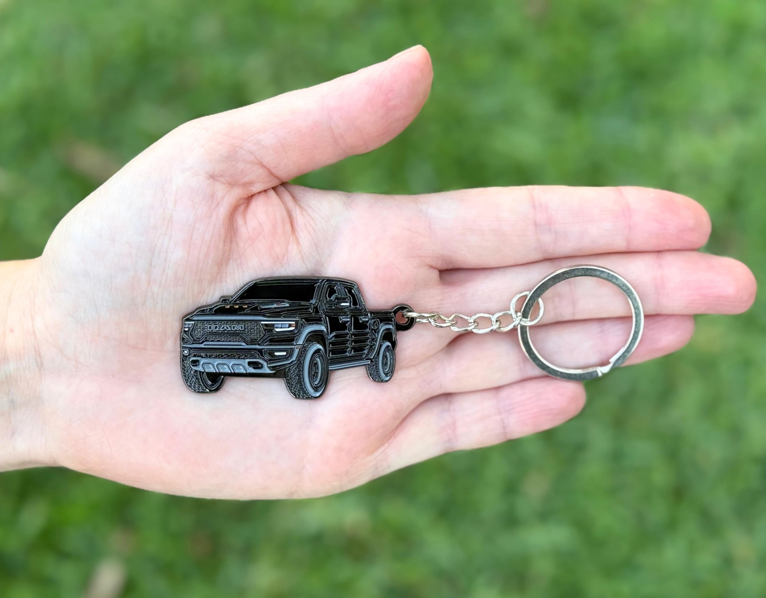 FOUR WHEEL BEAST Ram keychain compact size for easy everyday carry
