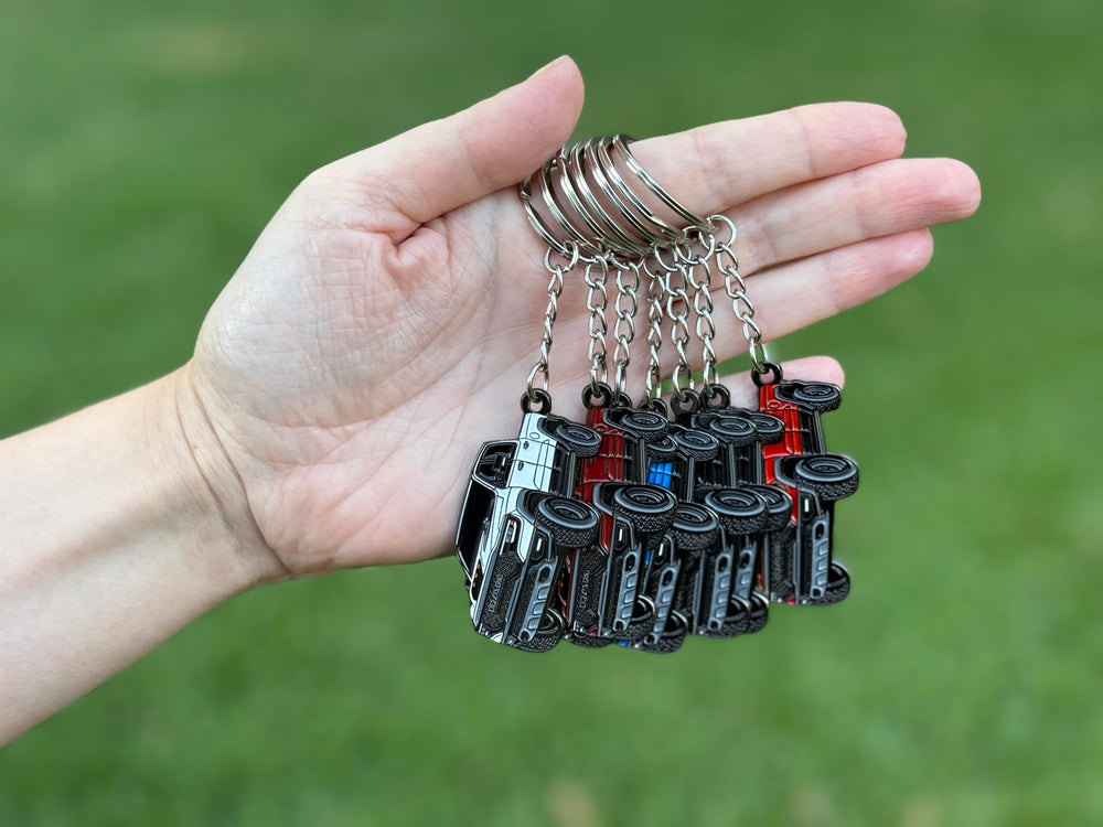FOUR WHEEL BEAST Ram keychain makes a great gift for truck lovers
