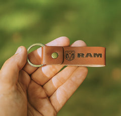 FOUR WHEEL BEAST RAM keychain with official RAM logo for authentic look.