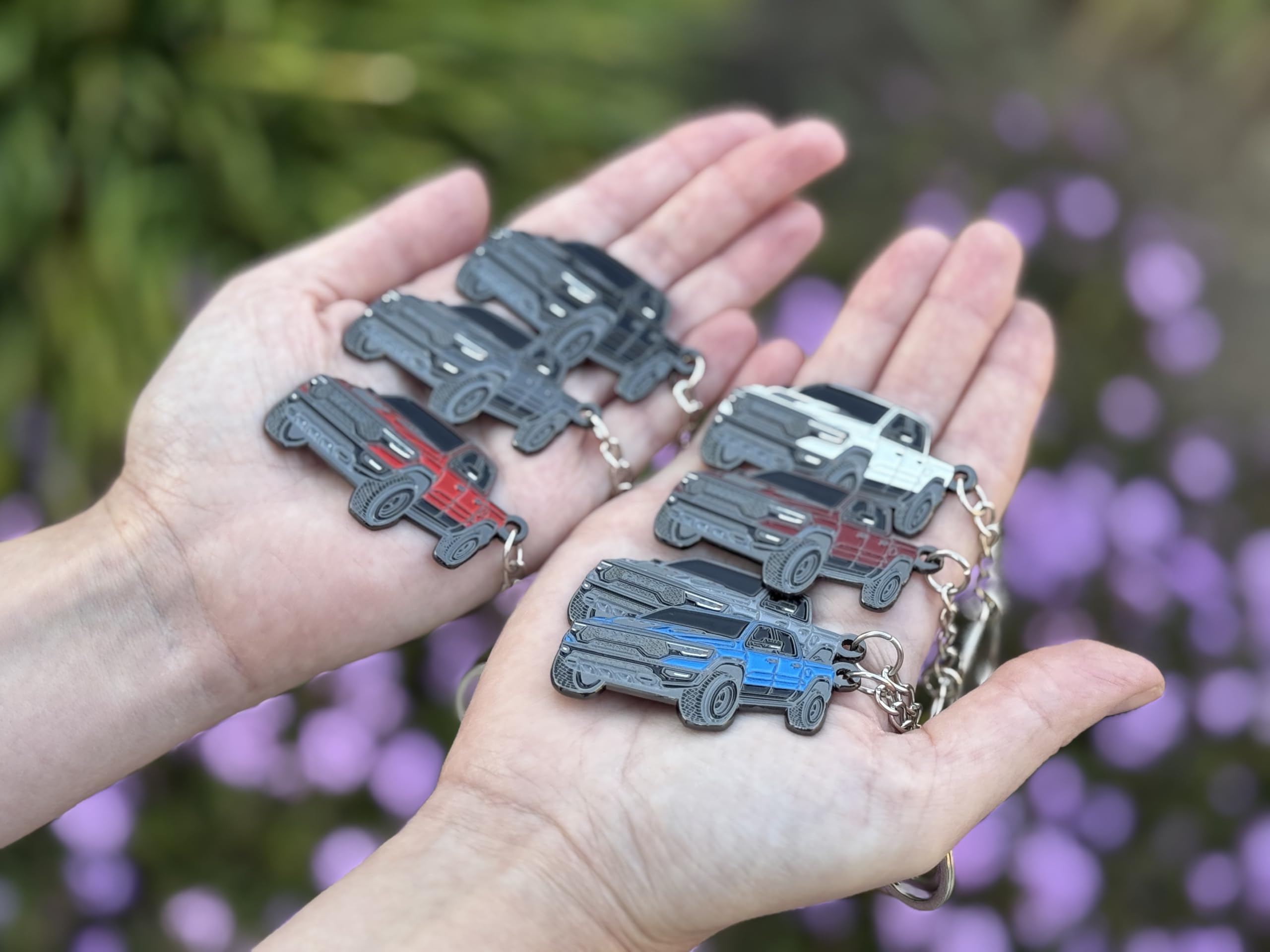 FOUR WHEEL BEAST keychain complements Ram truck accessories
