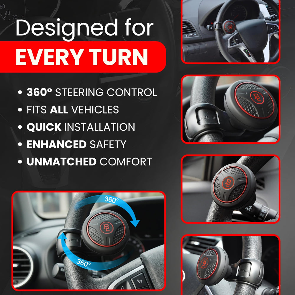 FOURING knob spinner features a smooth metal ball bearing for effortless rotation.