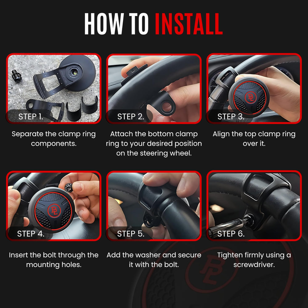 FOURING ergonomic-design grip sits naturally in the hand for reduced fatigue.