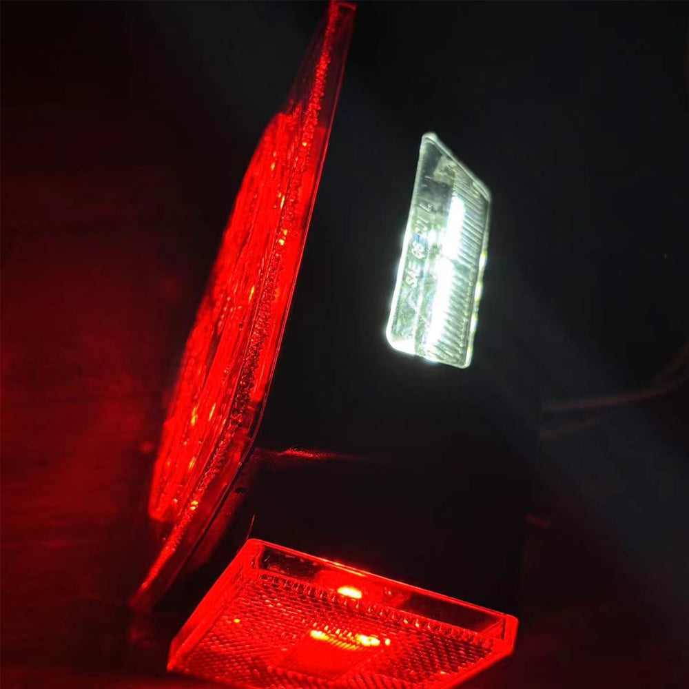 Fouwick LED tail light six-function design highlights stop, turn, tail, and markers