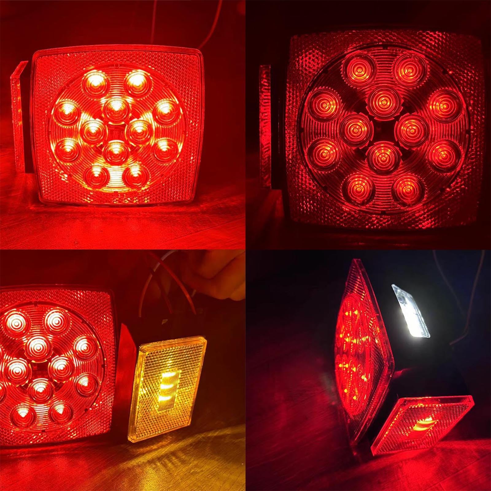 Fouwick LED tail light waterproof housing protects performance in rain and dust