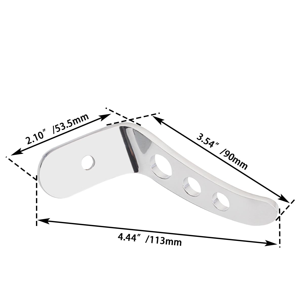 FOVPLUE chrome extension on Harley kickstand aids ready stance.