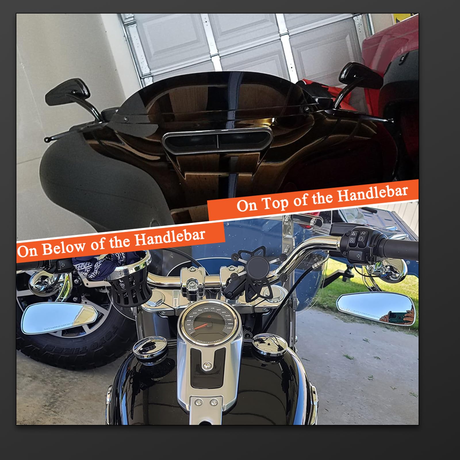 FOVPLUE clear glass lens mirror for crisp rear view