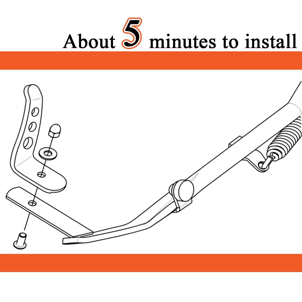 FOVPLUE die-cast aluminum construction resists rust and wear.