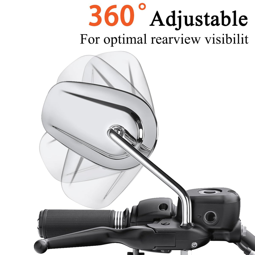 FOVPLUE 360-degree adjustable left mirror offers custom rearward angles