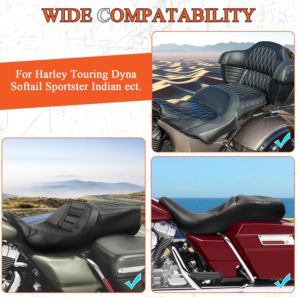 FOVPLUE universal-fit cover suits Harley Touring, Dyna, Softail, Sportster models