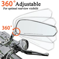 FOVPLUE slim-profile mirror closeup showing low-profile design