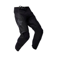 Fox Racing 180 Motocross pant knee panel close-up shows leather durability for knee guards.