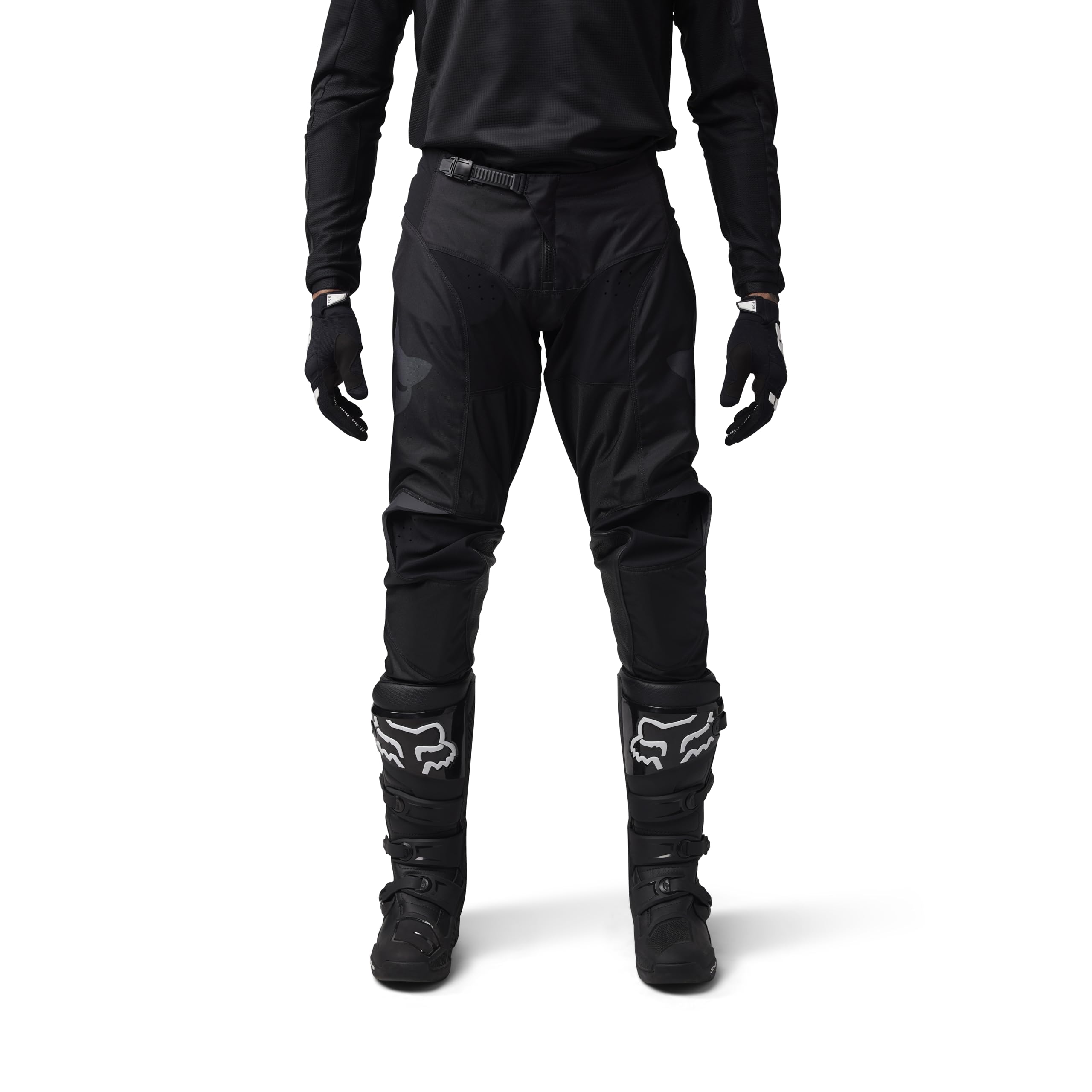Fox Racing 180 Motocross pant TruMotion stretch panels demonstrate on-bike mobility.