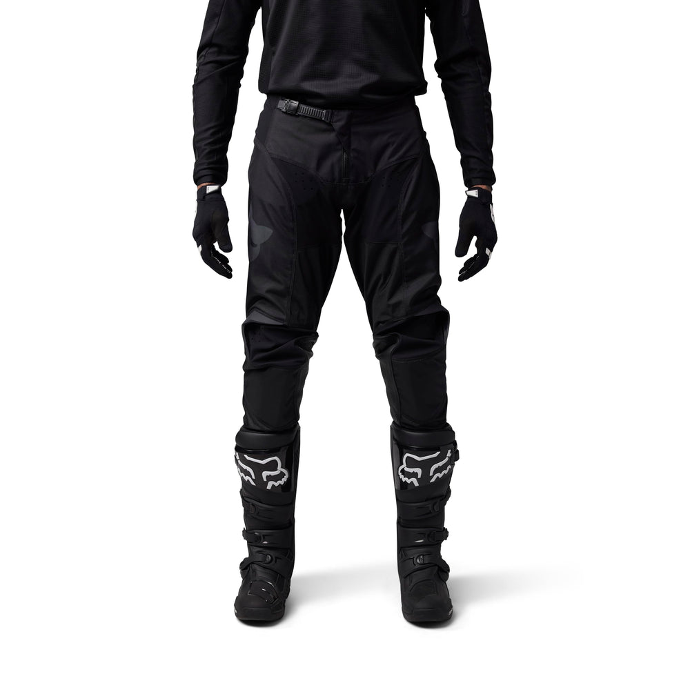 Fox Racing 180 Motocross pant TruMotion stretch panels demonstrate on-bike mobility.
