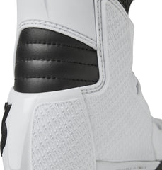Fox Racing Comp boots side profile highlighting durable microfiber upper