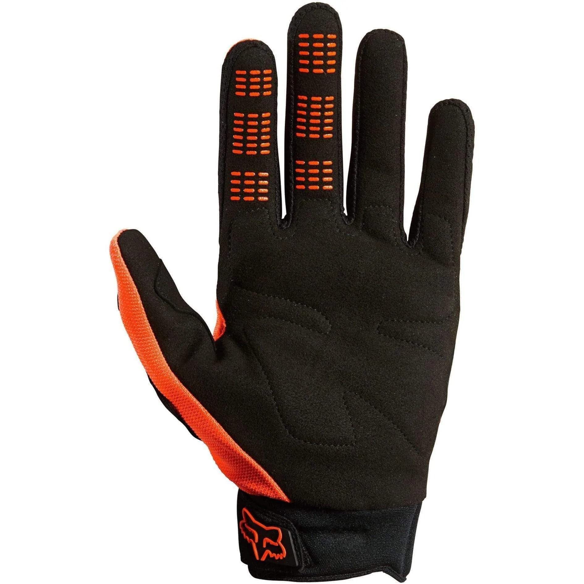 Fox Racing Dirtpaw glove knuckle protection shown for enhanced grip and precise control