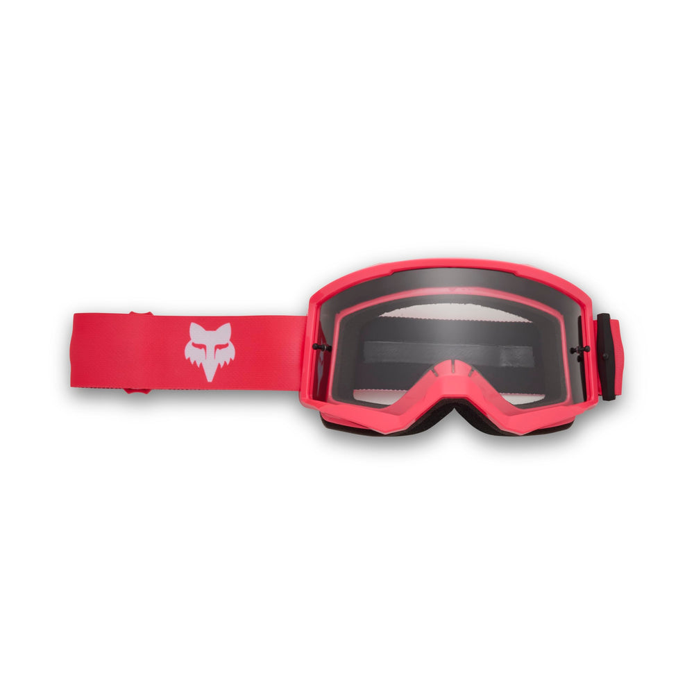 Fox Racing Main Core Goggle pink OS with wide viewport for dirt riding