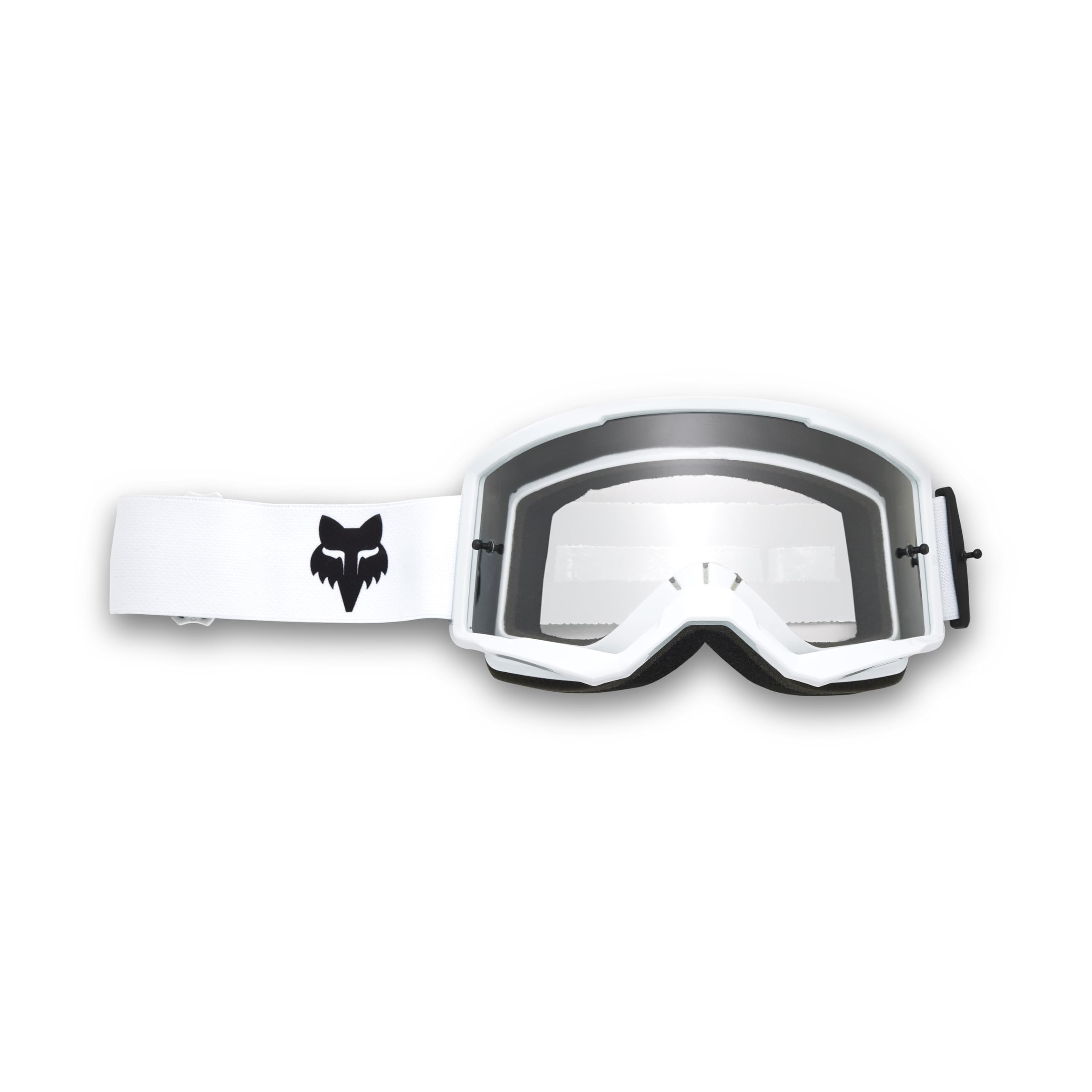 Fox Racing Main Motocross Dirt Goggle with wide viewport enhances visibility on dusty trails