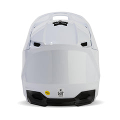 Fox Racing V Core MIPS helmet, interior foam view emphasizes snug fit and impact-damping comfort.