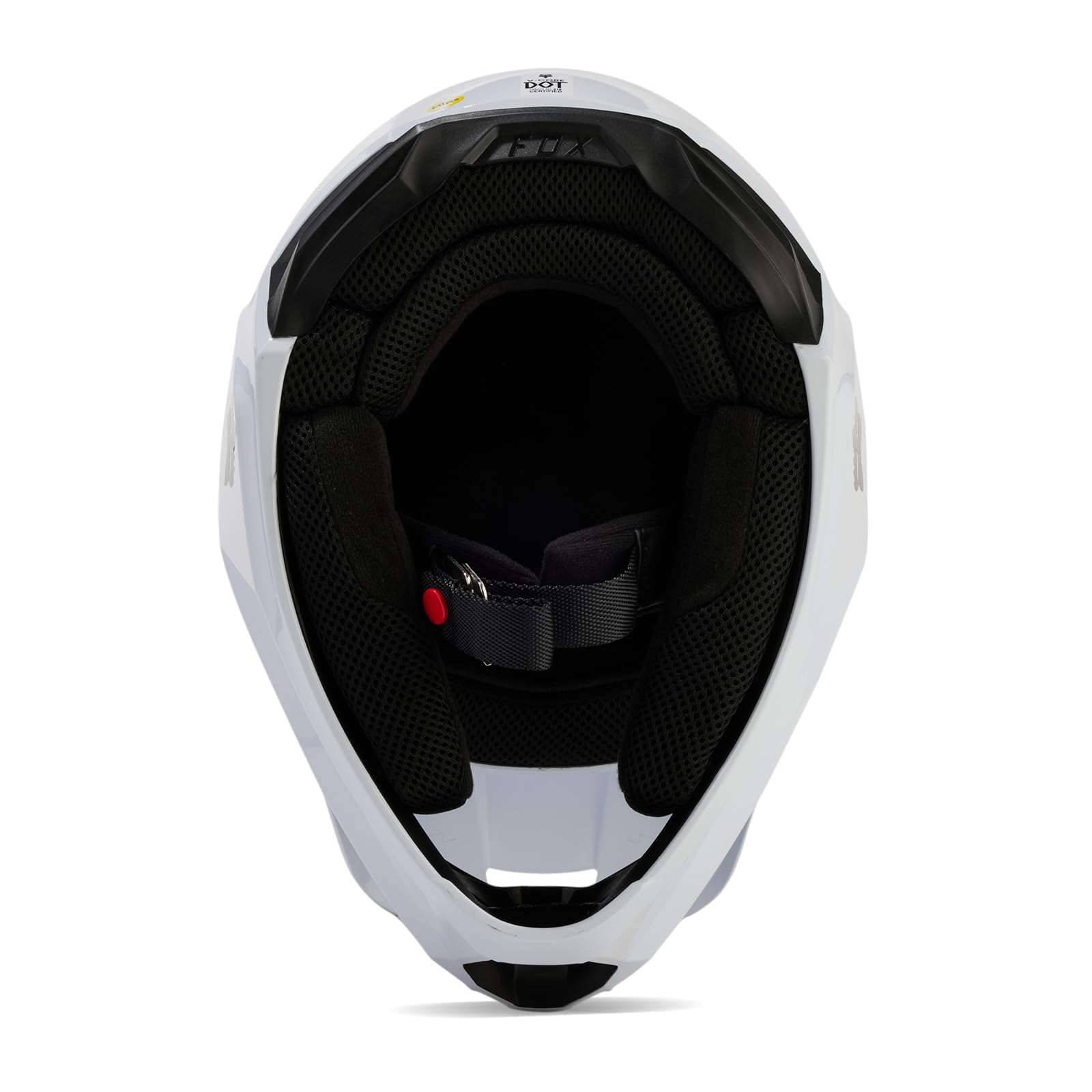Fox Racing V Core MIPS helmet matte white MIPS technology protection.
