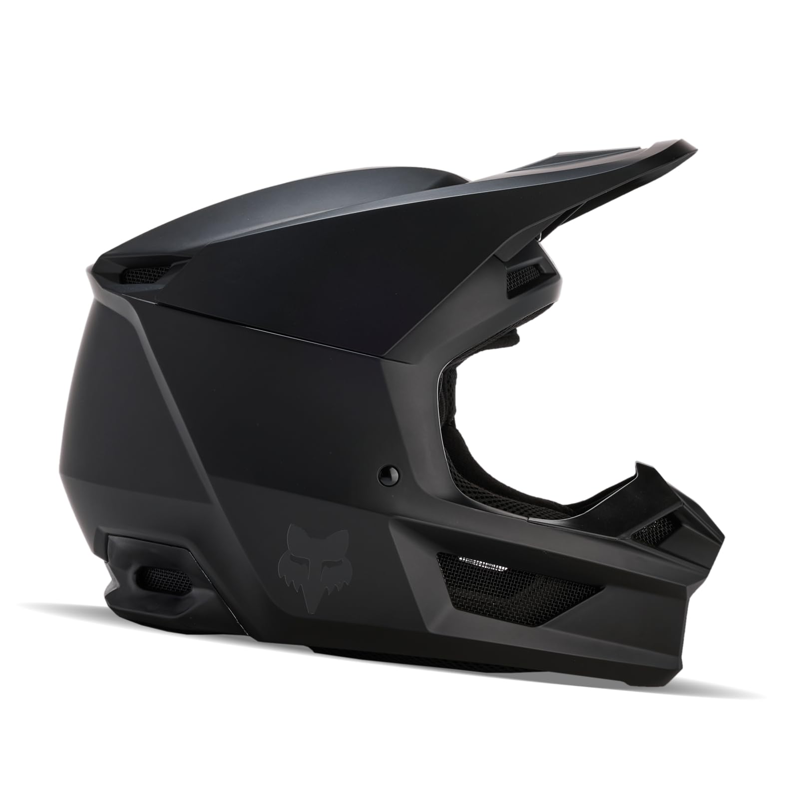 Fox Racing V Core MIPS helmet side view highlights airflow for cooling.