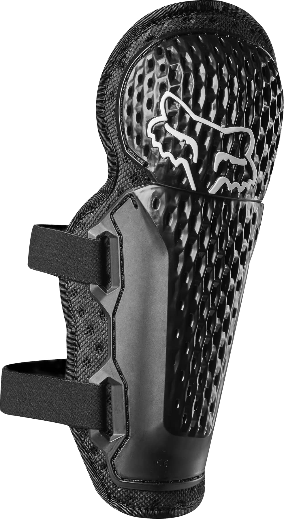 Fox Racing Youth Titan Sport knee pad front view protects knees during riding.