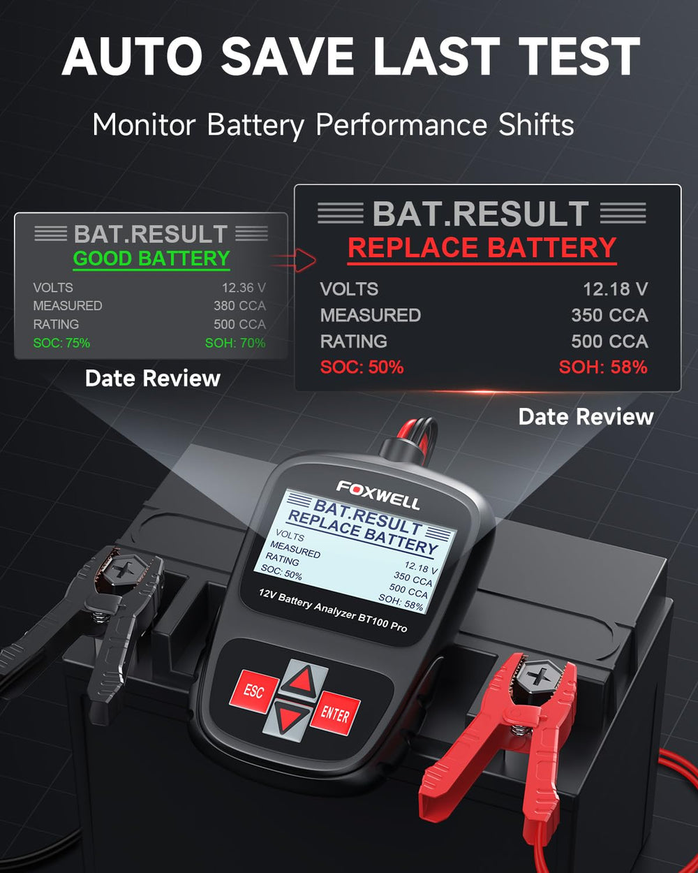 FOXWELL BT100 PRO 9-language support for diverse users.