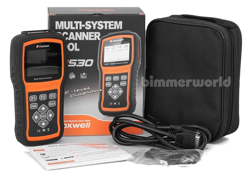 FOXWELL NT530 Plus for BMW advanced maintenance features simplify service tasks.