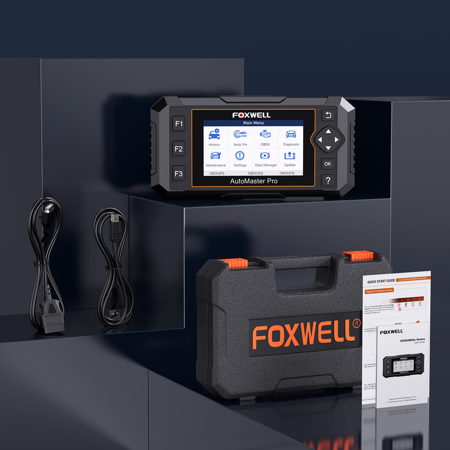 FOXWELL NT614 Elite Lifetime WiFi updates keep software current