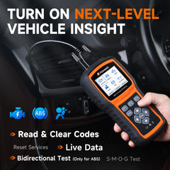 FOXWELL NT630 Plus ABS DTC reading with clear fault codes.