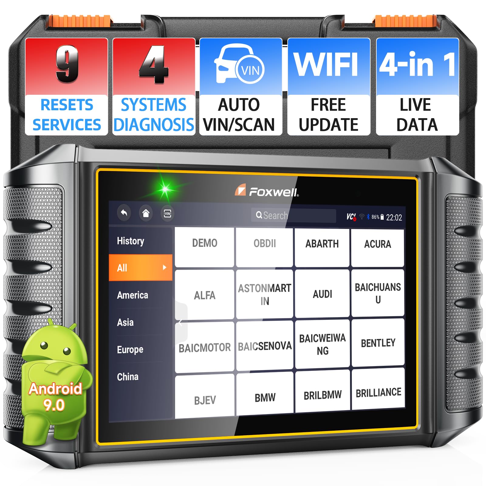 FOXWELL NT716 bidirectional control demonstrates direct fault testing and verification.