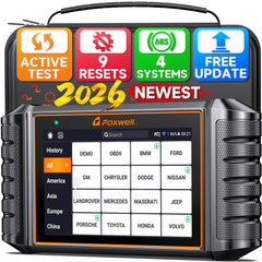FOXWELL NT716 bidirectional control enables proactive component testing