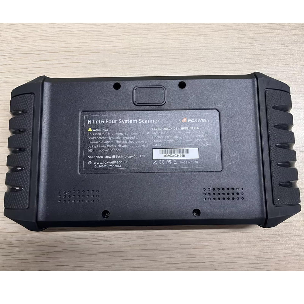 FOXWELL NT716 diagnostic history sharing aids collaboration with mechanics.