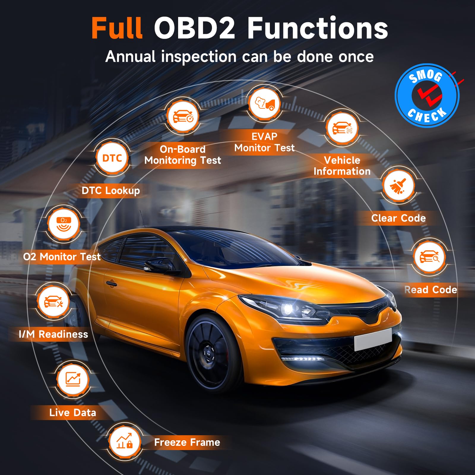 FOXWELL NT726 AutoVIN capability helps identify vehicles quickly during setup.