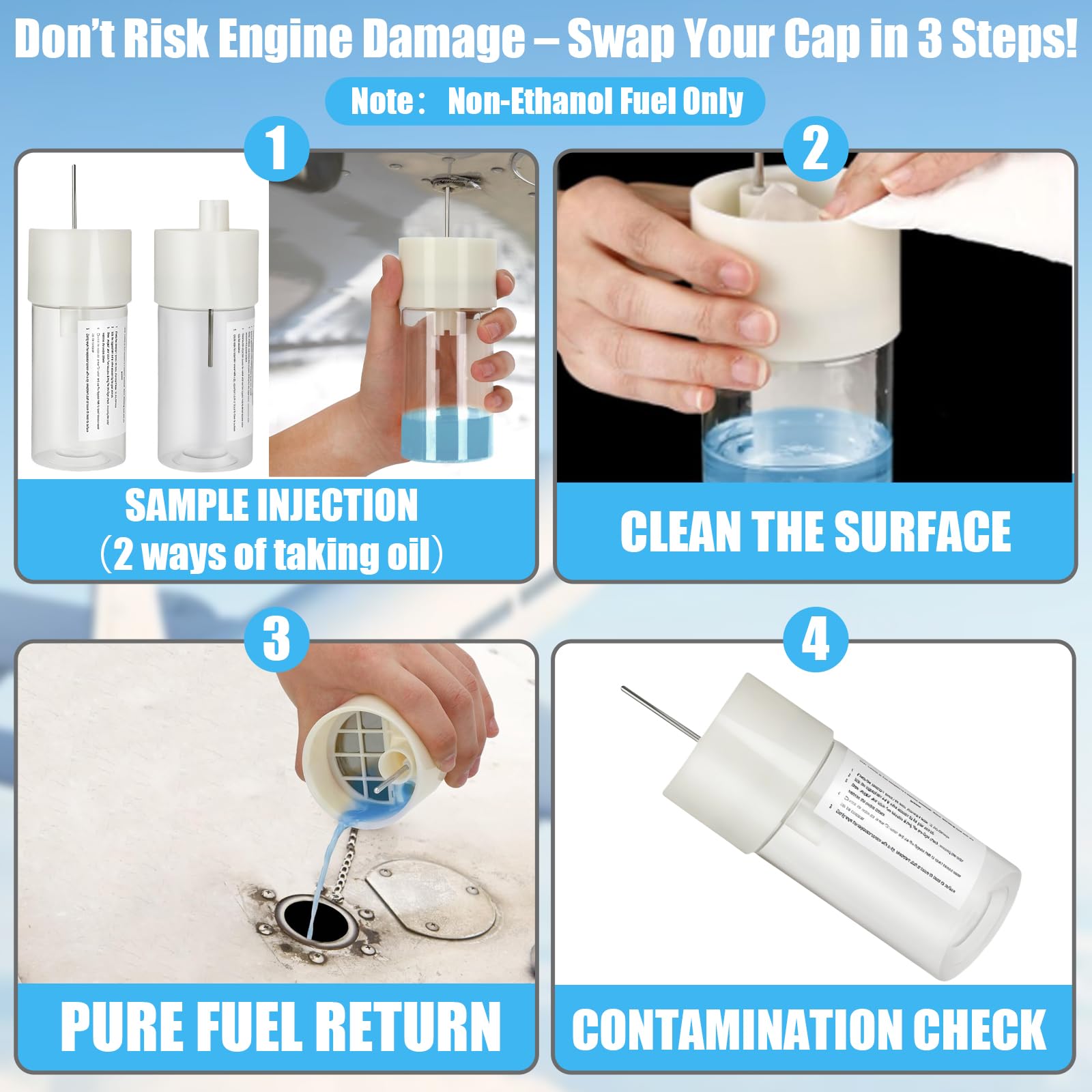 User-friendly operation of the Foycow aviation fuel tester in minutes