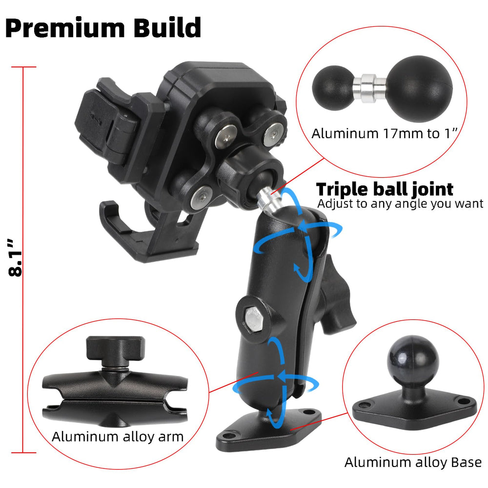 FPN camera-friendly design keeps camera visible while mounted.