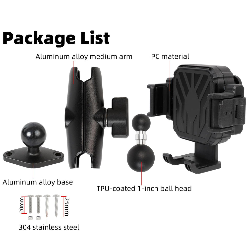FPN pre-drilled AMPS base with dual screw options for easy installation.