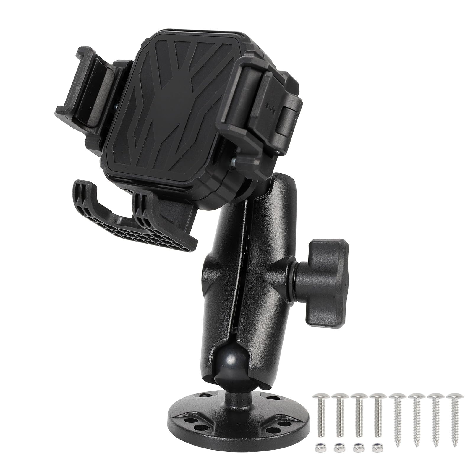 FPN screw-mounted phone mount car base securely holds your device
