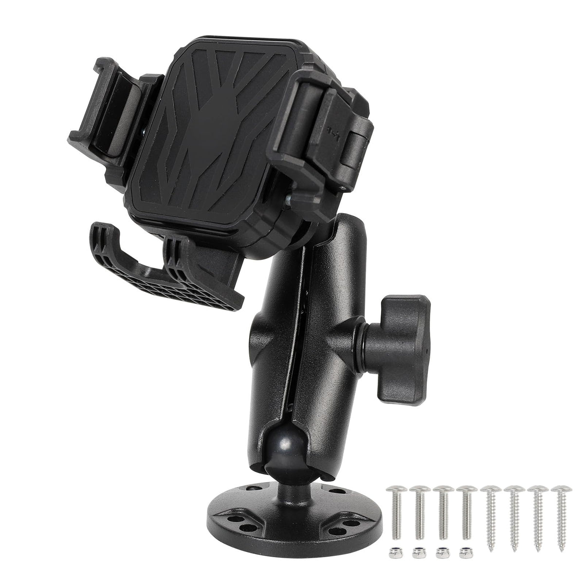 FPN screw-mounted phone mount car base securely holds your device