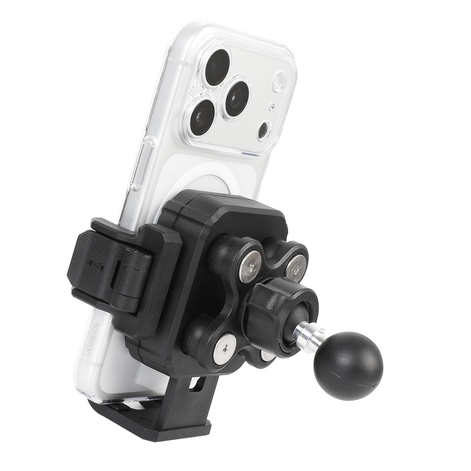 FPN universal phone holder base with RAM B-size mount offers secure vehicle mounting.