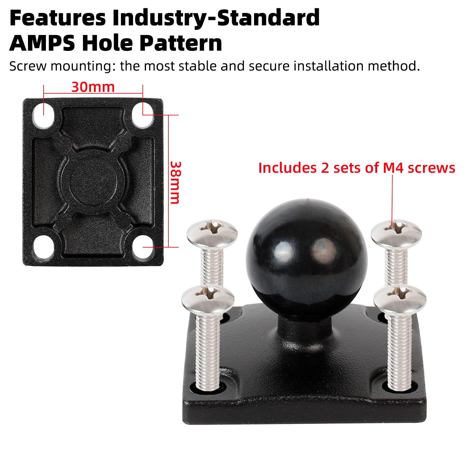 FPN Universal Phone Mount rubber pads protect device from scratches