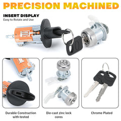 FQRANBO chrome door lock cylinders duo for a durable upgrade.