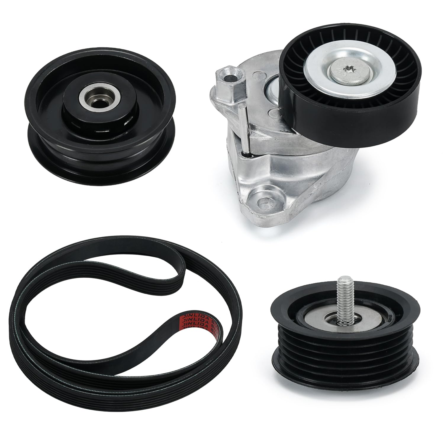 FQRANBO drive belt tensioner with durable aluminum construction for reliable belt tension