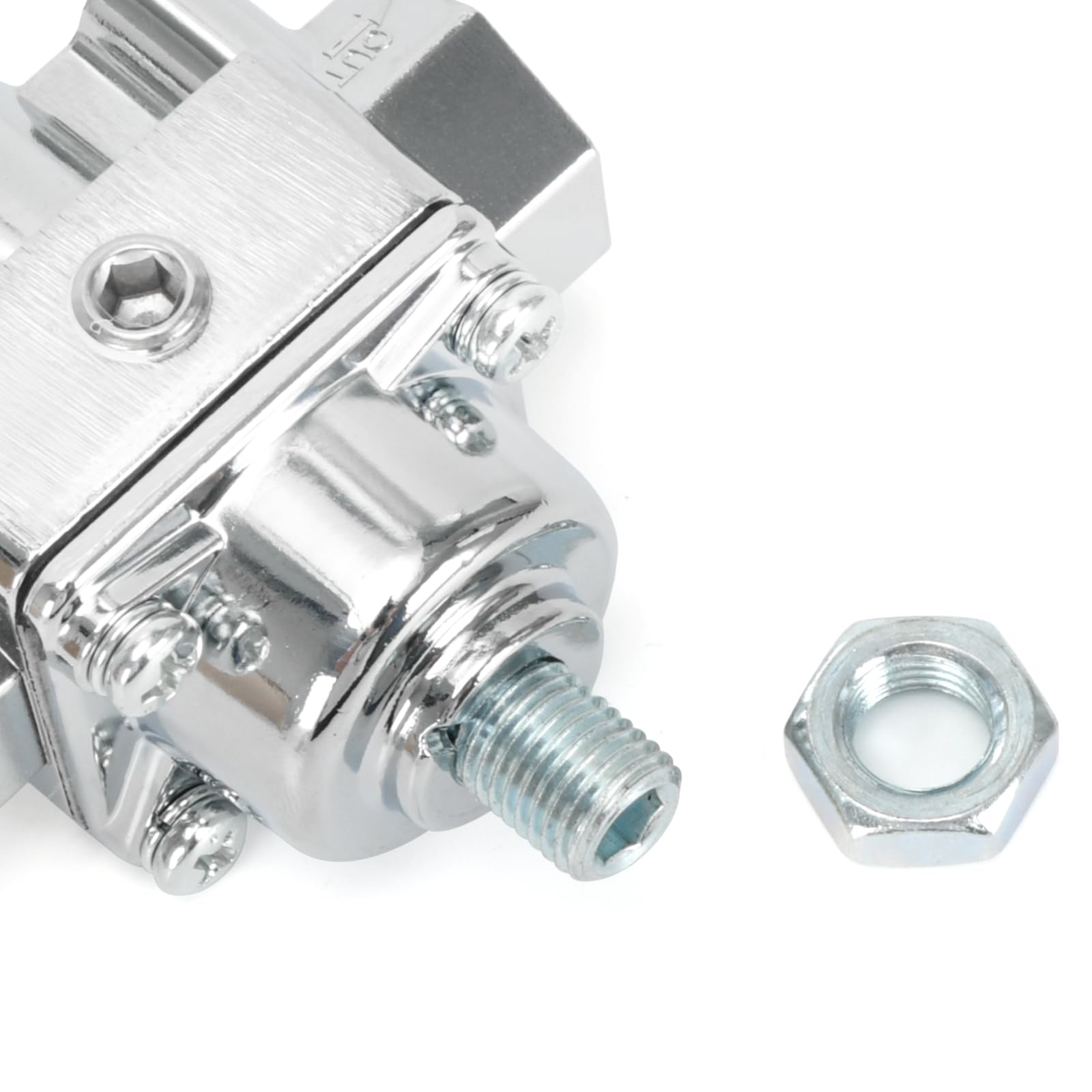 Liquid-filled gauge on FQRANBO regulator providing steady readings