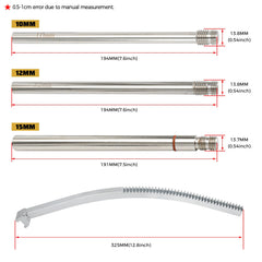FQRANBO axle set 15-17-20-25mm enables versatile wheel fitment during maintenance
