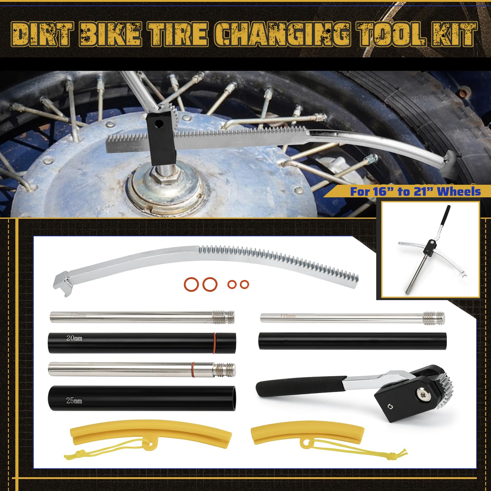 FQRANBO travel ready kit for pit or garage tire changes
