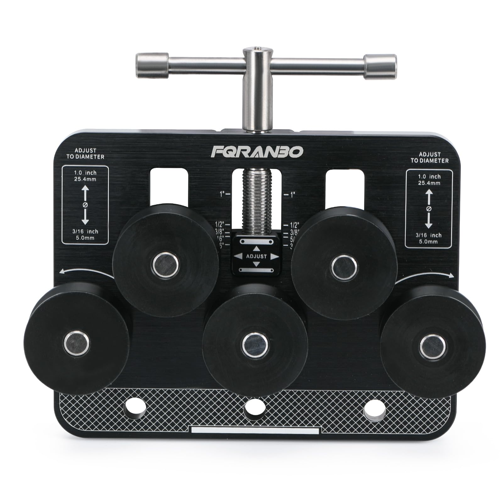 FQRANBO tubing straightener front view for quick, precise alignment