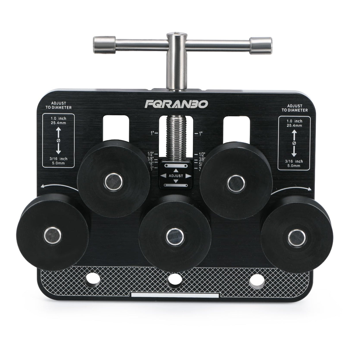 FQRANBO tubing straightener front view for quick, precise alignment